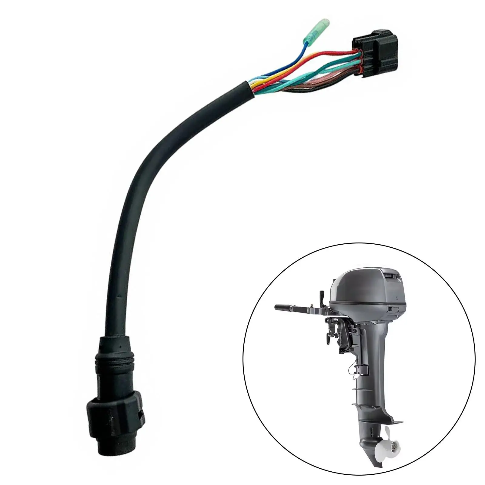 Marine Boat Outboard Starter Harness Connection Cable Replacement Professional Assembly Spare Parts 10Pin Wiring Harness Assy