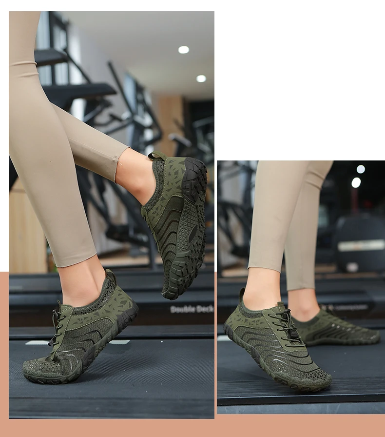 Summer Wide-Head Wading Shoes Men Barefoot Upstream Sketch Shoes Fitness Cycling Yoga Casual Sandals Women Water Sports Shoes