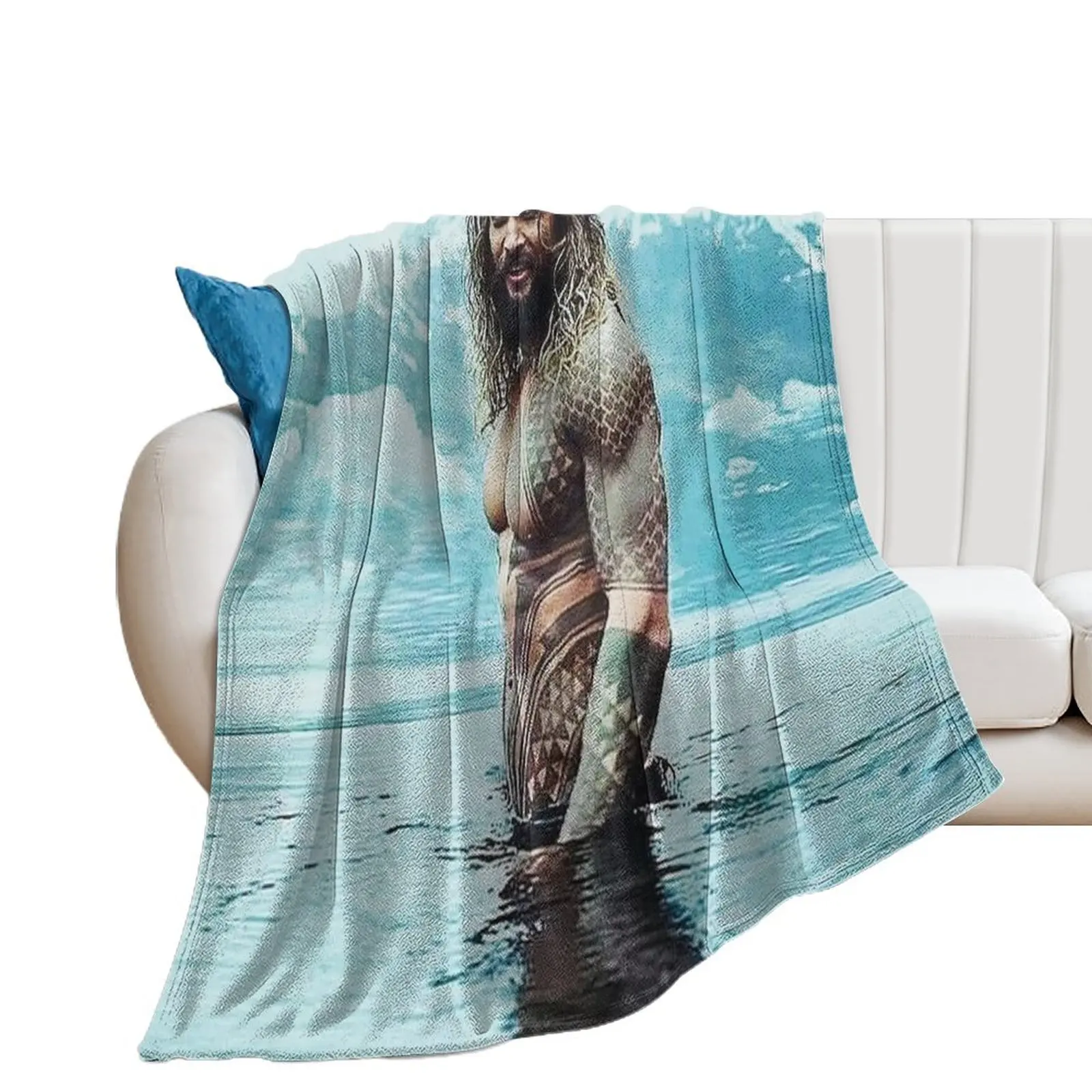 

Jason Momoa Throw Blanket for winter Winter beds Flannels Blankets