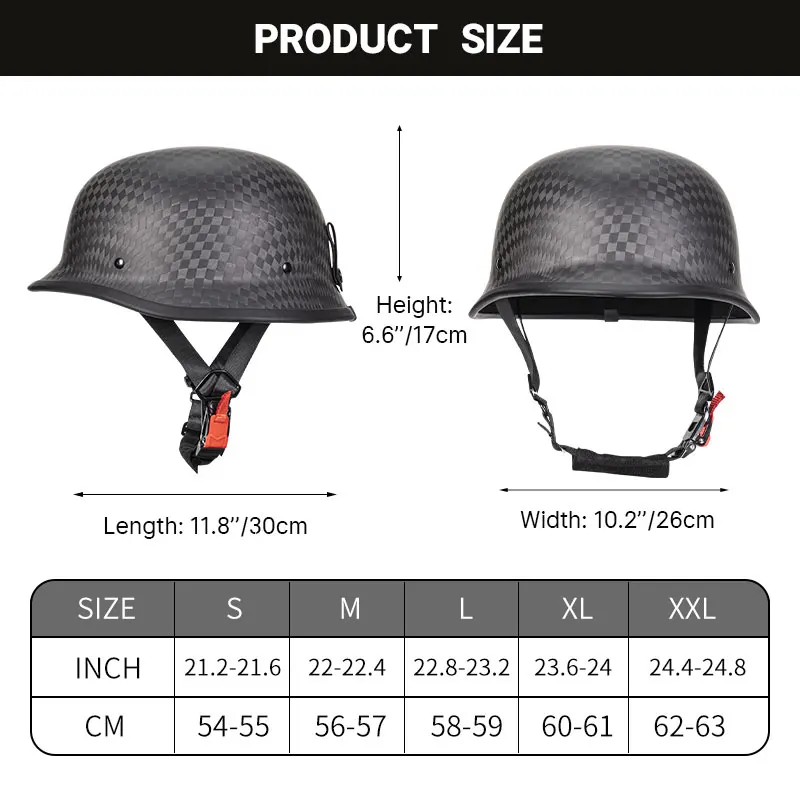 Premium Forged Carbon Fiber Half Helmet, Lightweight and Durable, Perfect for Motorcycle Riders Seeking Style Safety