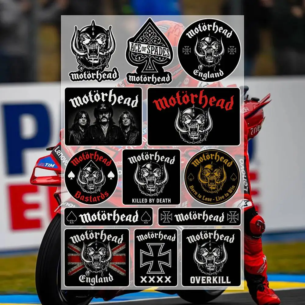 M-Motorhead Stickers Moto Sticker Auto Body Bumper Windows Motorcycle Laptop Walls Vinyl Decal Car Tuning Accessories