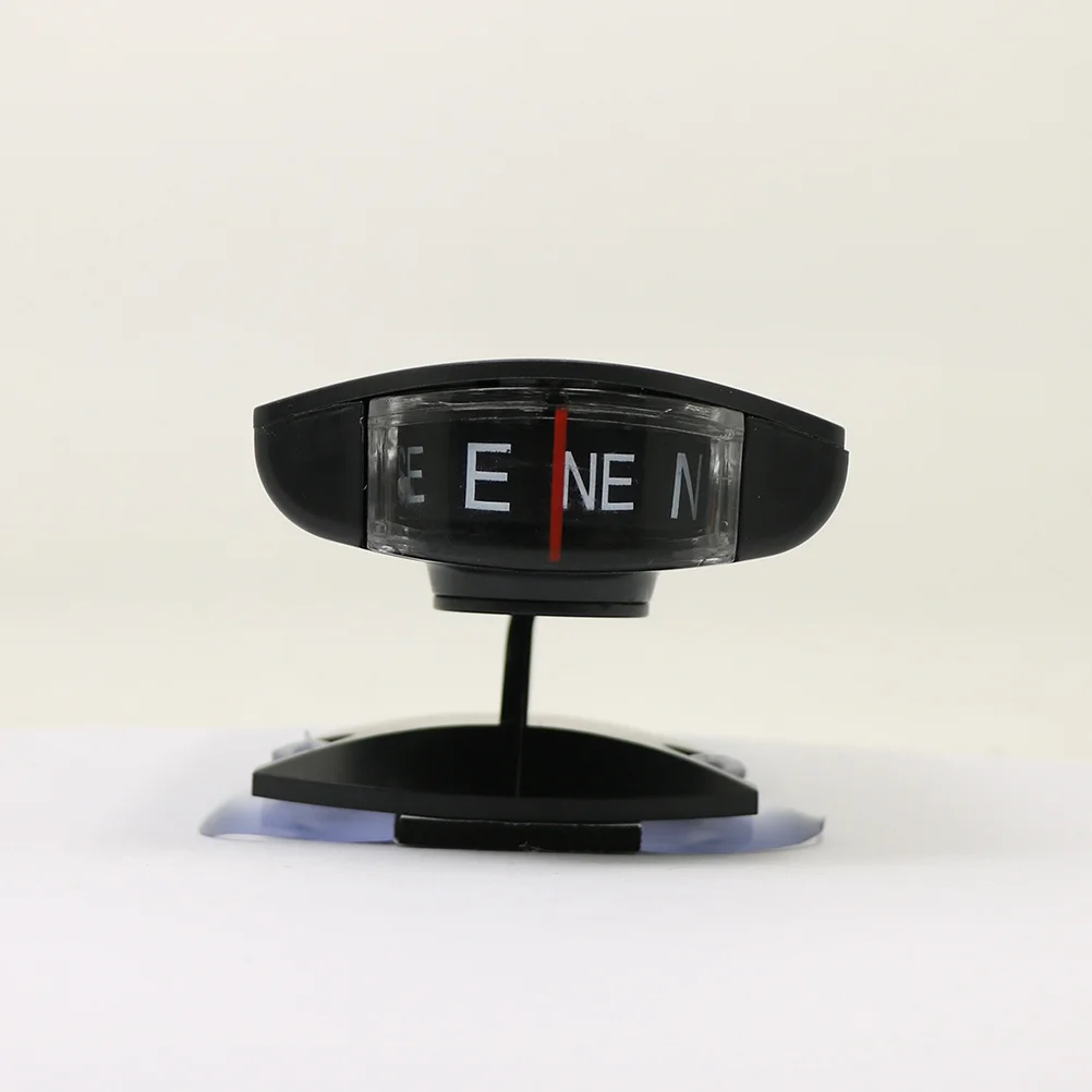 لوحة سيارة بوصلة كروية لاصقة شفط جبل مكتشف اتجاه تلقائي صغير لملحقات داش المركبات