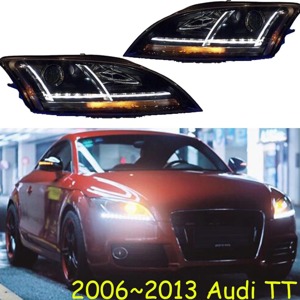 Video 2006~2013y car bumper head lamp for audi TT headlight fog light,car accessories LED car fog lamp TT taillight