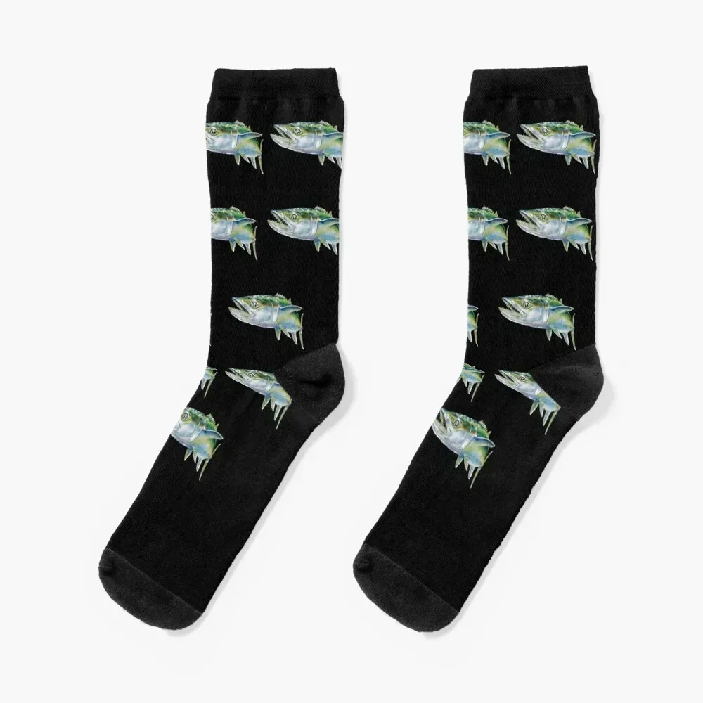 

King Mackerel Socks set Heating sock cartoon bright garter Socks Women's Men's