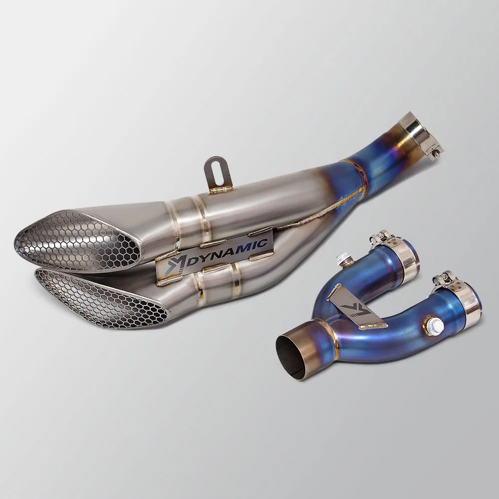 

Гоночный глушитель для Yamaha R1 R1M 2015-2023, мотоцикл Escape, титановый без шнуровки, GP-DY, сотовый db killer