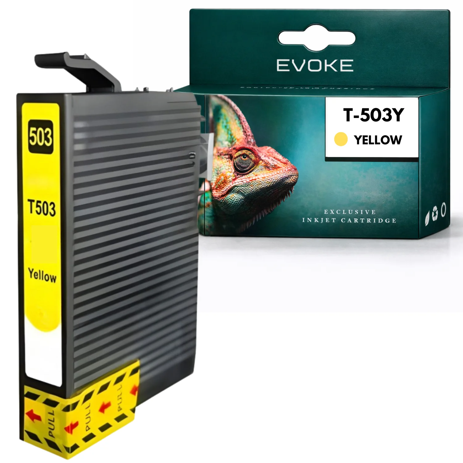Evoke Compatibele Inkt voor Epson T503Y T-503Y T-503 XL Geel Wf-2965Dwf 2960Dwf Expressionhome Xp-5200 Xp-5205