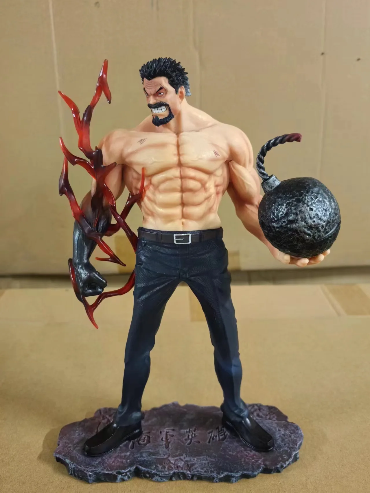 26cm 애니메이션 원피스 머슬 몽키 D 가프 배틀 Ver. GK PVC 액션 피규어 동상 모델 어린이 장난감 인형 선물