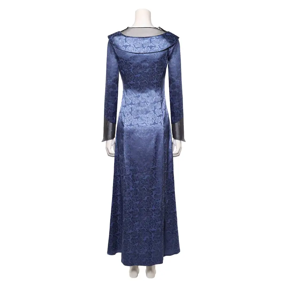 Fantasy Helaena Cosplay Blue Dress 2026 TV Dragon Roleplay Costume Women Clothing Dresses Halloween Carnival Outfits Female Suit view 4