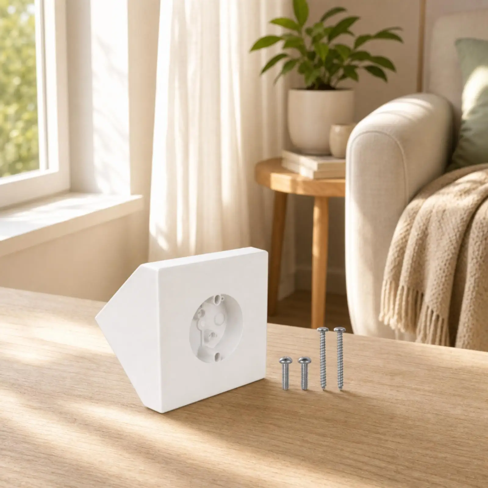 Heavy Duty Fan Mount Bracket Ceiling Electrical Box for Sloped Ceiling Panels with Screws Included