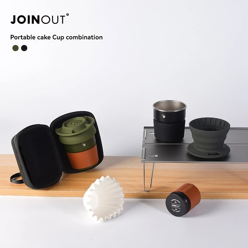 

Portable Filter Cup Coffee Set for Outdoor Car Camping Travel - Entry-Level Silicone Filter Cup with Gift Box