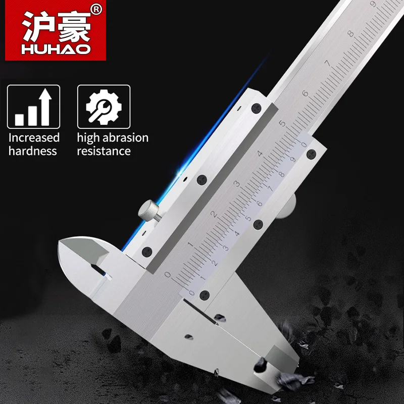 

HUHAO Metal Caliper 0-200mm 0-300mm Vernier Caliper Accuracy 0.02mm Multifunction Stainless Steel Caliper Gauge Measuring Tools