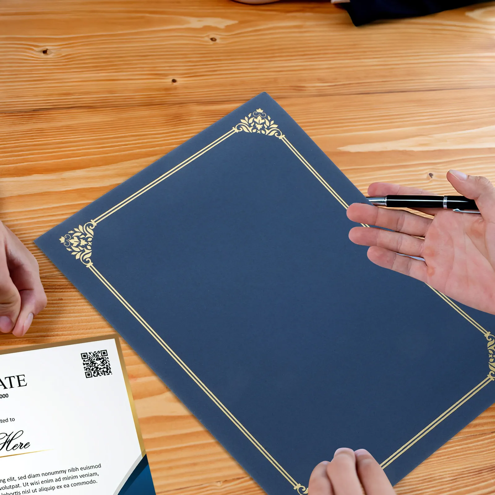 

10Pcs Certificate Covers Premium Paper Diploma Holders for Graduation Awards Ceremonies Presentation Folders Certificate