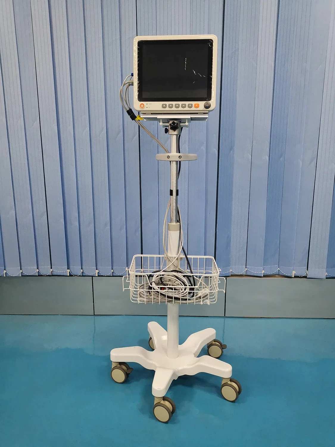 High Quality medical rolling stand NBR-MT-01A Height adjustable Patient trolley cart for hospital