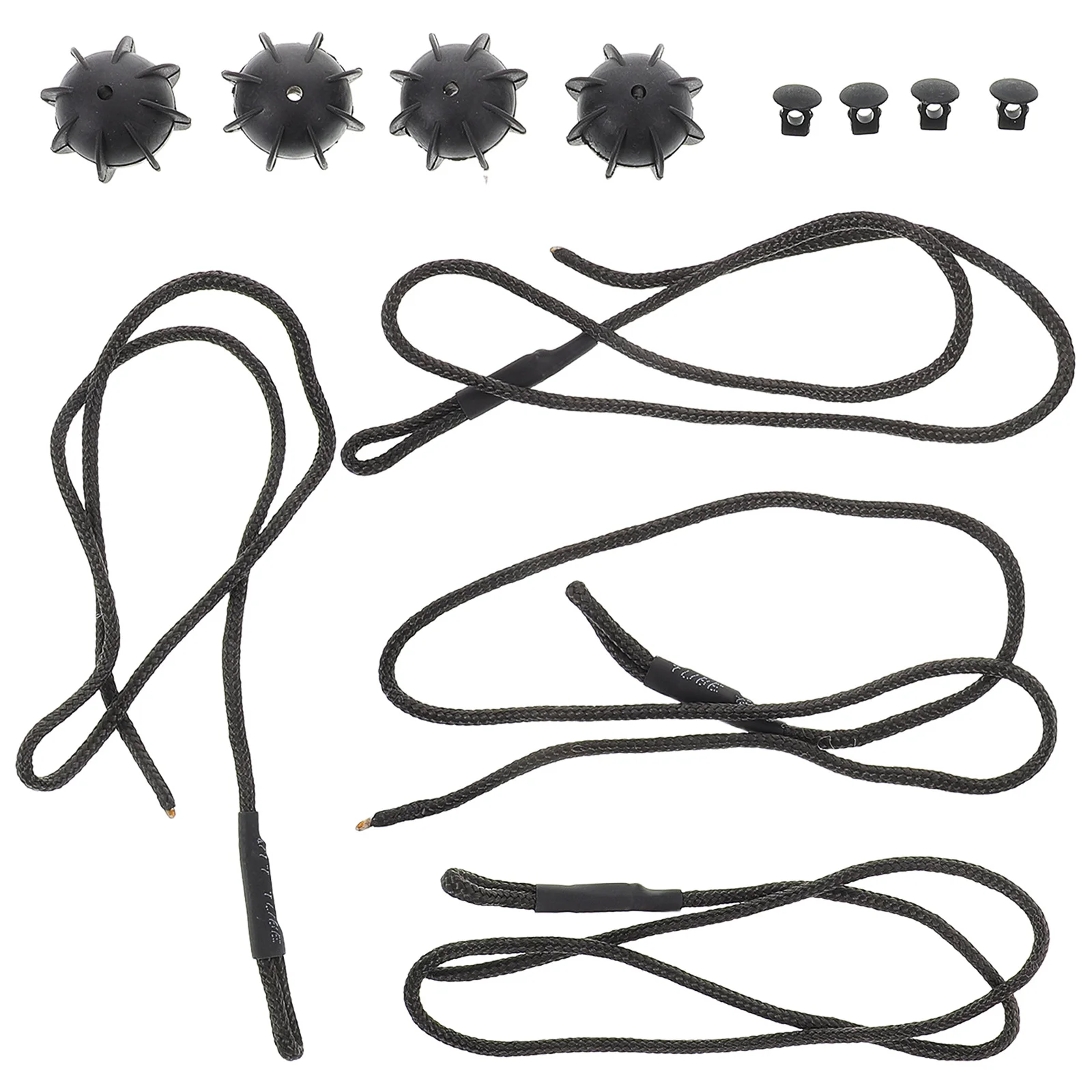 

4Pcs Rear Trunk Storage Hanging Strap Strong Load Bearing Organizer Rope Parcel Shelf Suspension Cord for Car Cargo