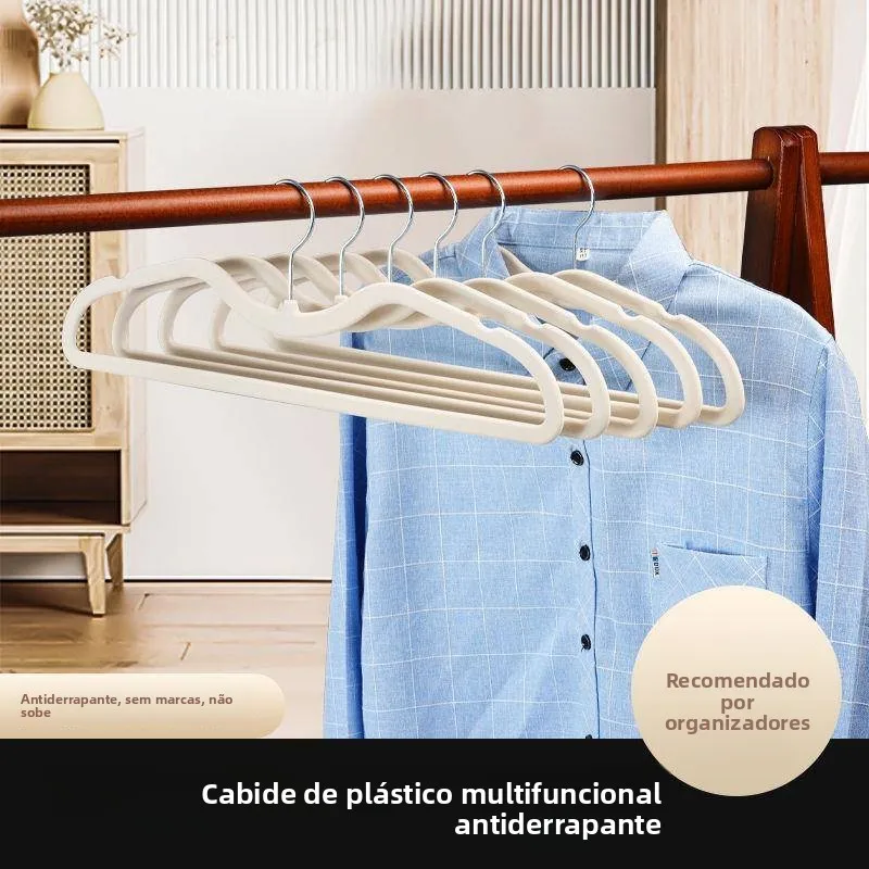 short-neck-clothes-hanger-velvet-anti-slip-thin-storage-layer-for-t-shirts-creative-design-abs-hook-space-saving-organizer