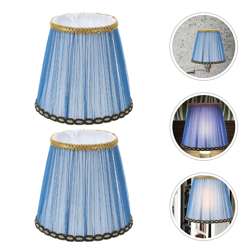 2Pcs Fabric Lampshade Clip Replacement Clip Lamp Shade For For Bedroom For Students Easy Install Pendant Wall