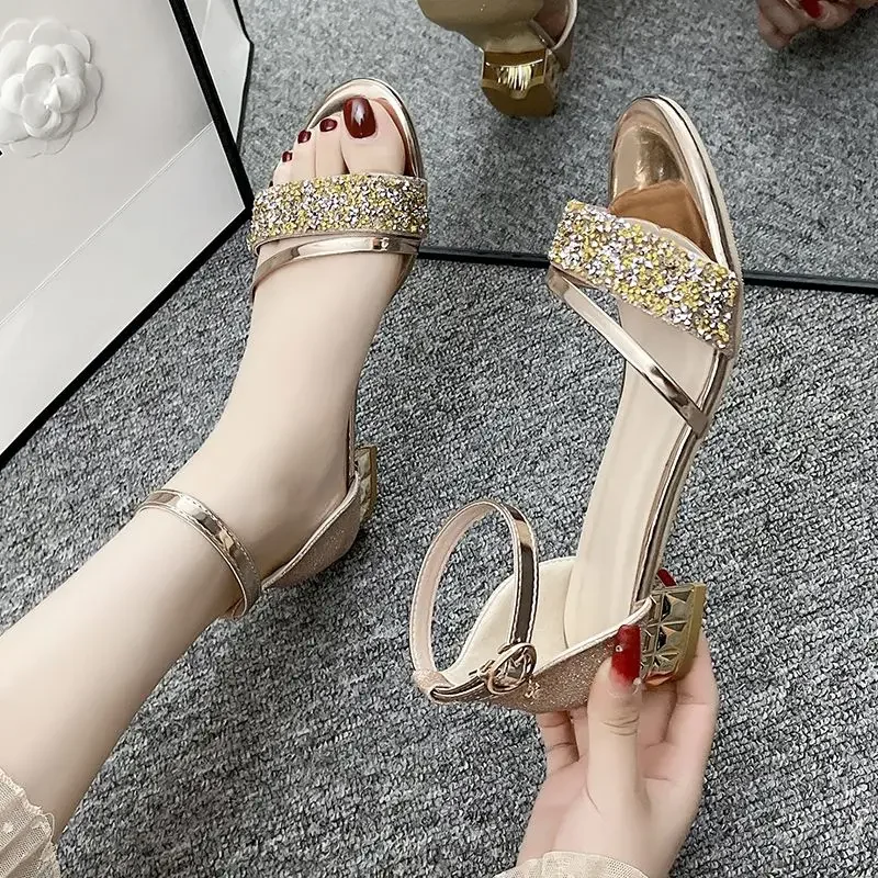

Comfortable Vintage With Medium Heels Open Toe Woman Shoes 2025 Luxury Trend Summer Sale On Offers The Best Sandals for Women