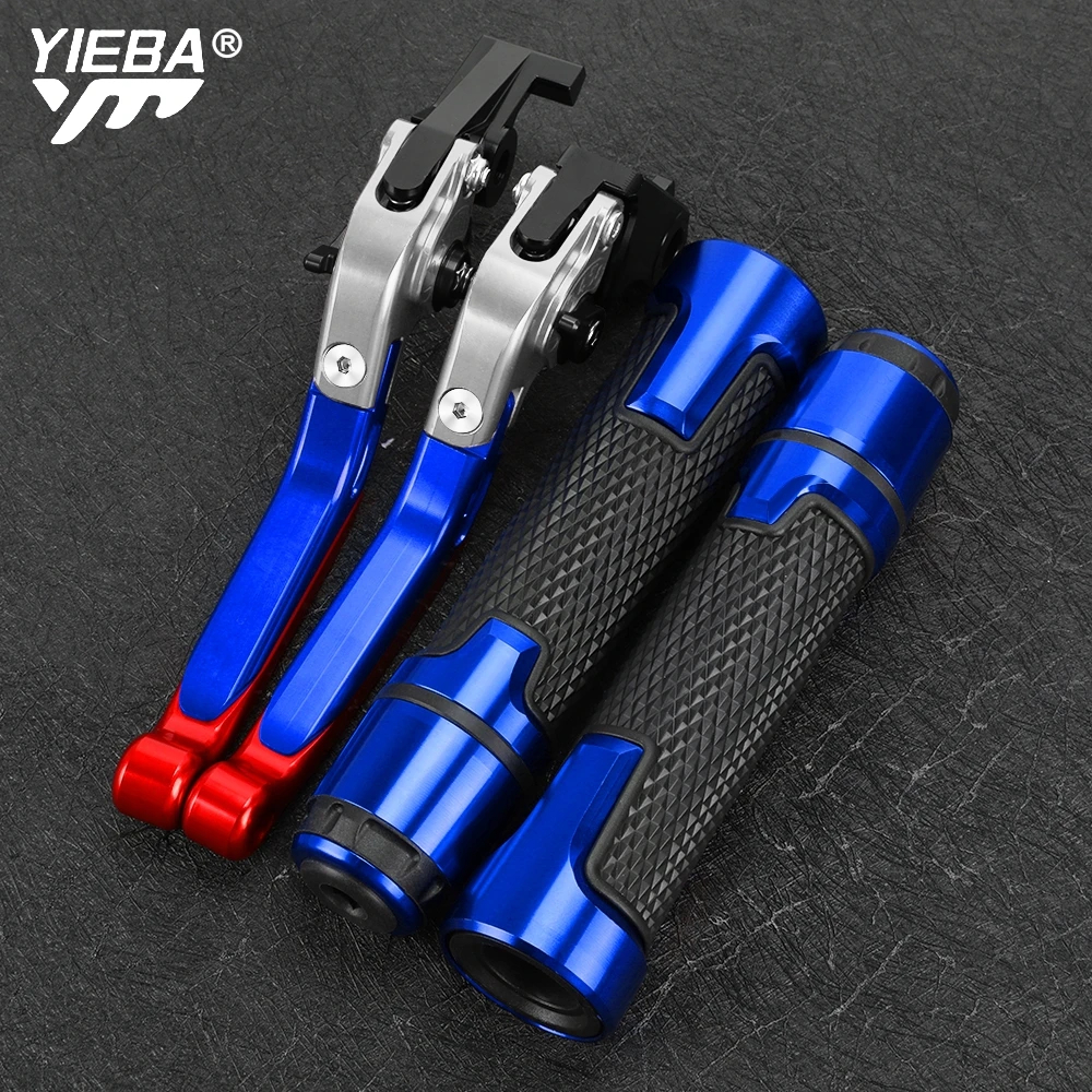 

2023 YZF R25 Motorcycle CNC Adjustable Brake Clutch Levers Handbar End Grips FOR YAMAHA YZFR25 YZF-R25 2015-2023 2020 2021 2022