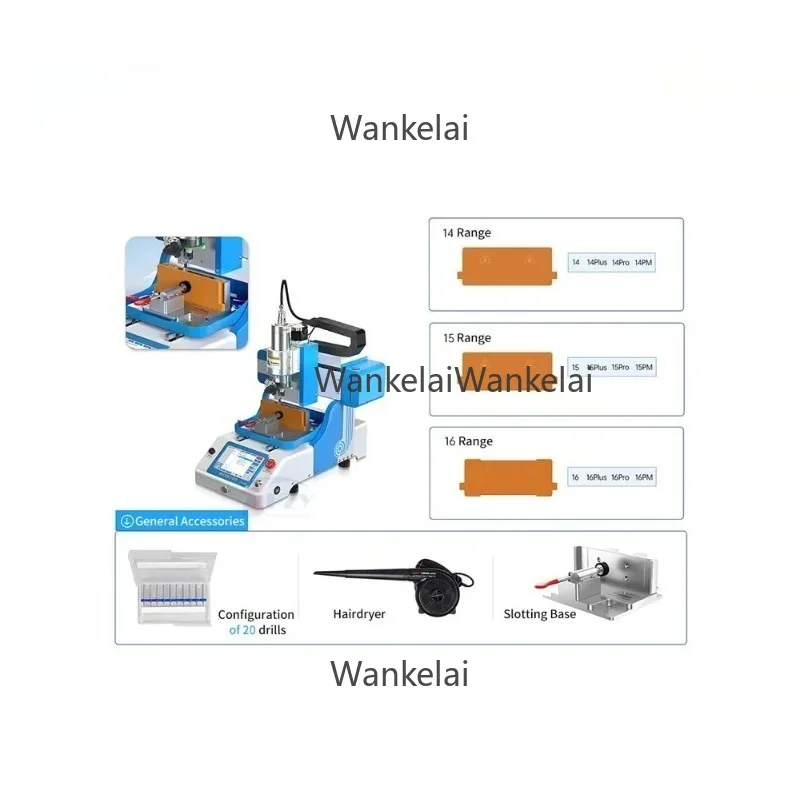 JC New Grinding Machine For Opening Slot Mold IPHONE 14-16 Promax For Retail Phone Repair Shop