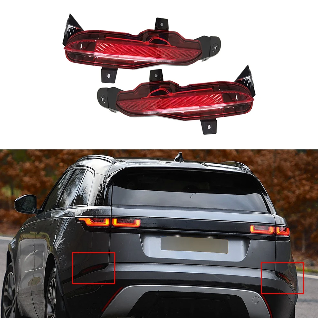 

1 Pair Car Rear Bumper Fog Lamp Light For Land Rover Range Rover Velar 2018 2019 2020 2021 2022