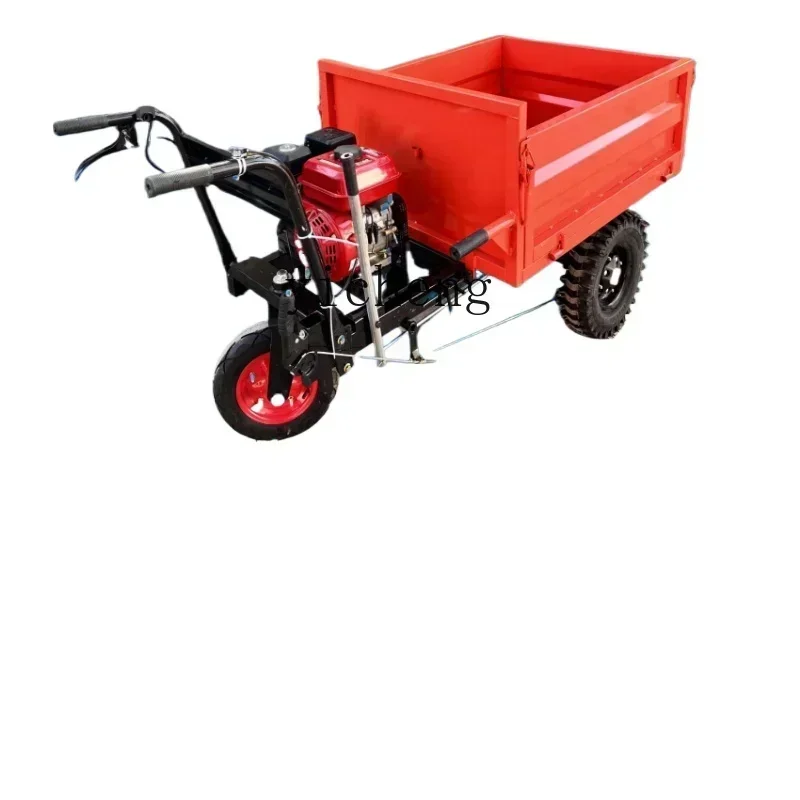 

ZZ transport bucket truck pulling goods climbing trolley construction site tipping bucket agricultural tricycle