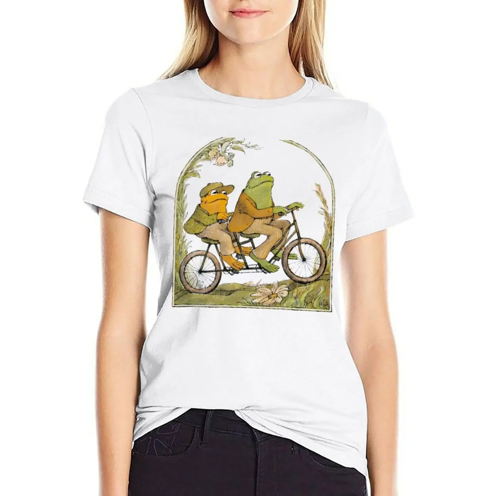 

Frog and Toad T-shirt female tees t shirt for Women