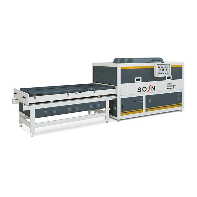 Woodworking Machine Pressure Laminating Membrane Vacuum  Membrane Press Machine High Quality Semi-auto Wood Door Pvc