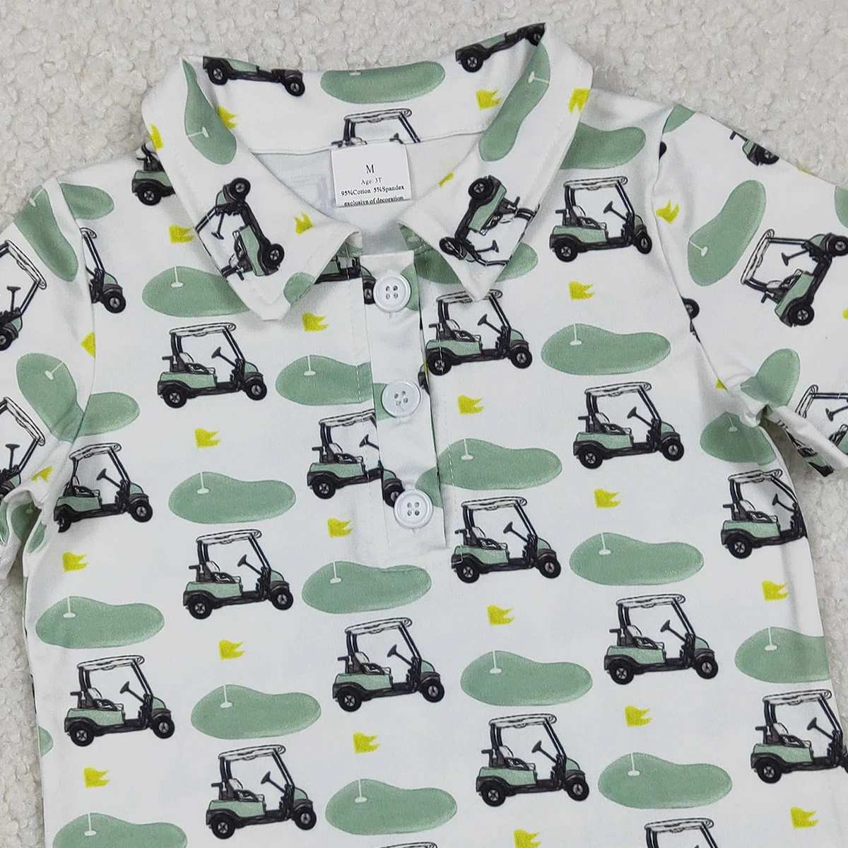 Camisas de Golfe de Manga Curt - Knit Cardigan Infant avaliação e preço