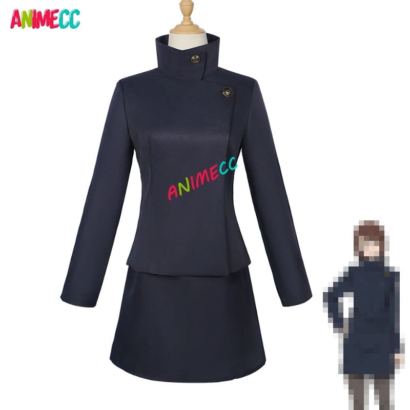 ANIMECC-Disfraz de Cosplay para mujeres y niñas, peluca de Anime, uniforme escolar, fiesta de Halloween, en Stock, S-3XL