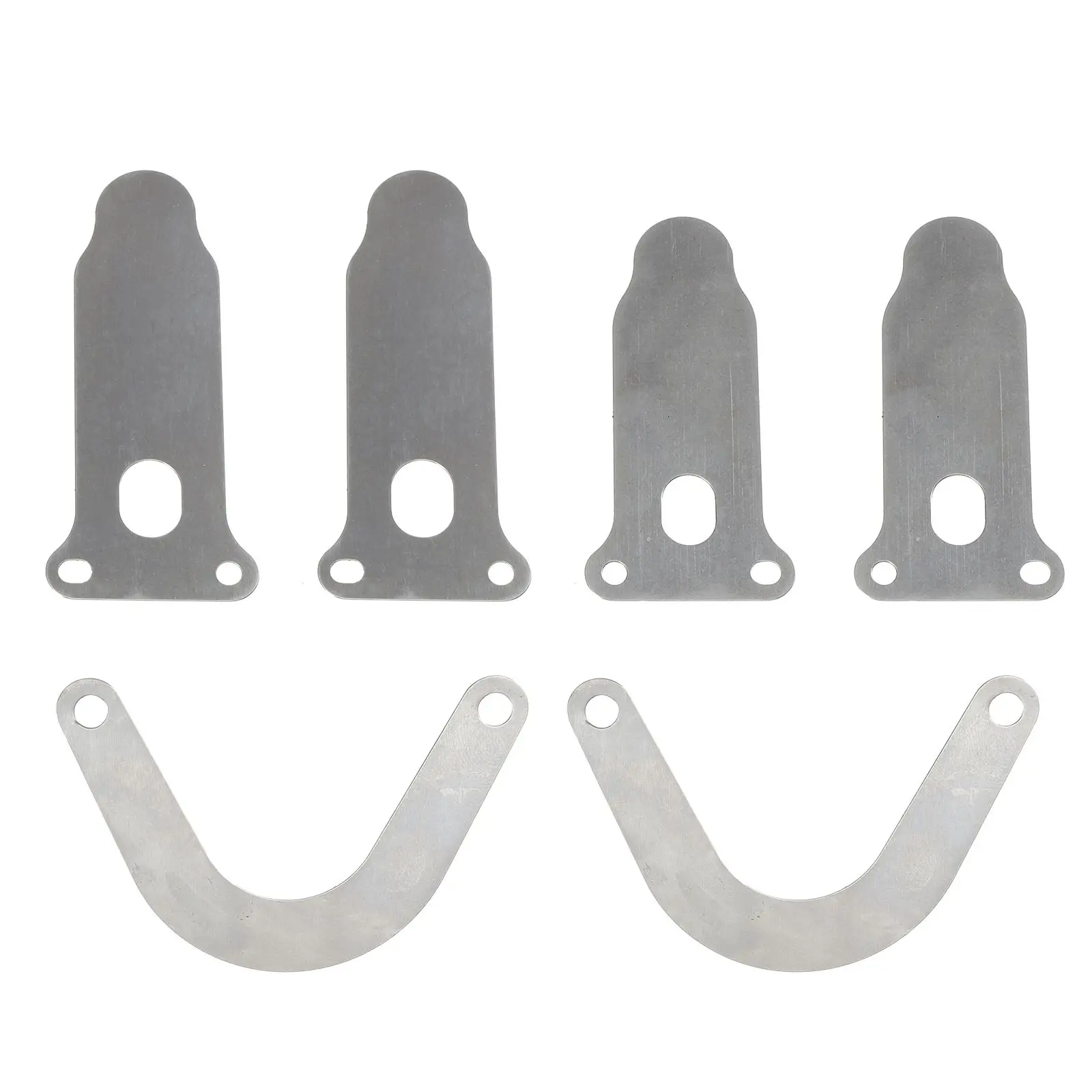 

6 Pcs Valve Plates Cast Iron Air Compressor U Shaped Silent Durable Metal Replacement Accessories Efficient Performance