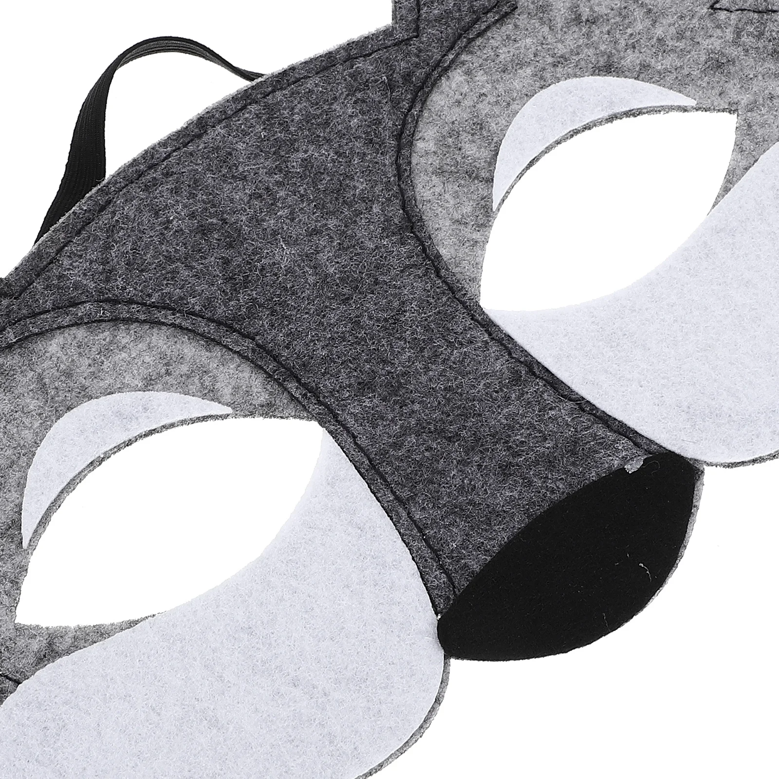 

6pcs Werewolf Mask Halloween Felt Half Face Masks for Men Women Party Decorations Cosplay Props Wolf Costume Accessories