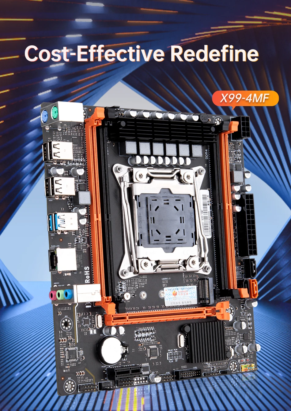 Imagem -02 - Huananzhi X99 Motherboard Grupo 4mf Lga 20113 Intel e5 2640 v3 1x16g Ddr4 2133mhz Kit Combo de Memória Ecc Xeon