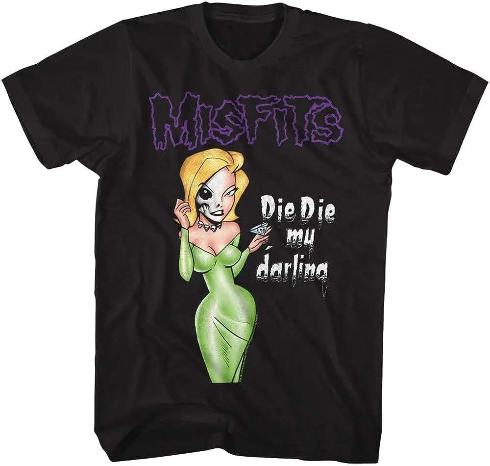 The Misfits Band Rock Hardcore Punk Style Casual T-Shirt Men's and Women's Luxury Brand Top 2026 New Band