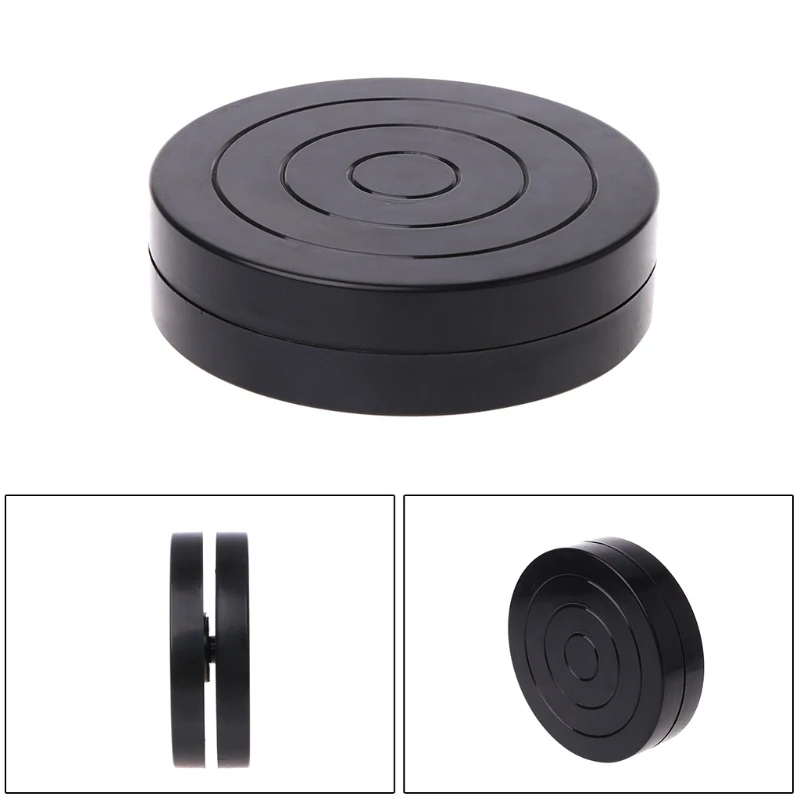 11.5cm Plastic Turntable Pottery Clay Sculpture Tools 360 Flexible Rotation Dropsale