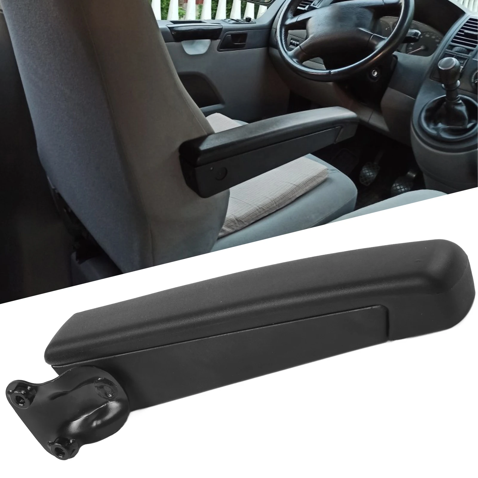 

RV Armrest Car Seat Armrest Left Side Pivoting Adjustable 0‑120° Shock Absorption Replacement for