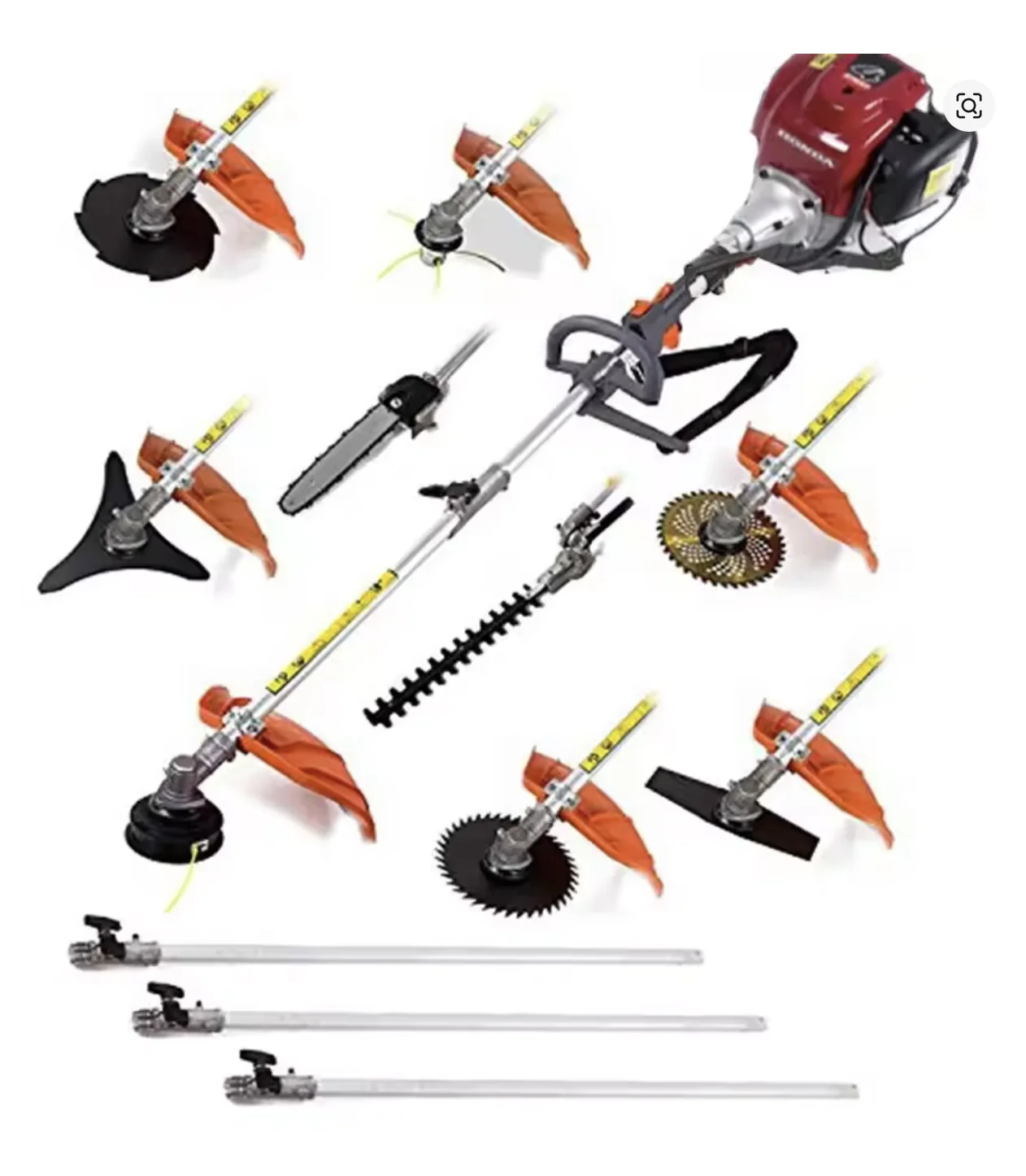 GX50 kosa 5 w 1 nożyce do żywopłotu 4 suwowy benzyna strimmer kosiarka do trawy rumpel