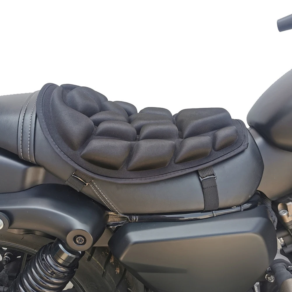 

Air Motorbike Pillow Pad Cover Breathable Motorcycles Seat Cover Cushion Shock Absorption Decompression Saddle for Travel Biking