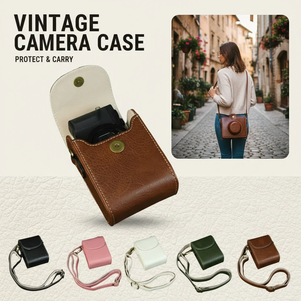 Camera Bag For Lumix ZS99/TZ99 ZV1M2 SX730/SX740 Compact Protective Case Waterproof DSLR Travel Pouch