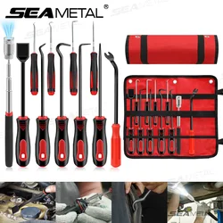 SEAMETAL 4/11PCS Car Trim Interior Plastic Disassembly Tools Kit Car Clips Panel Dashboard Removal Tool Set for Car Accessories