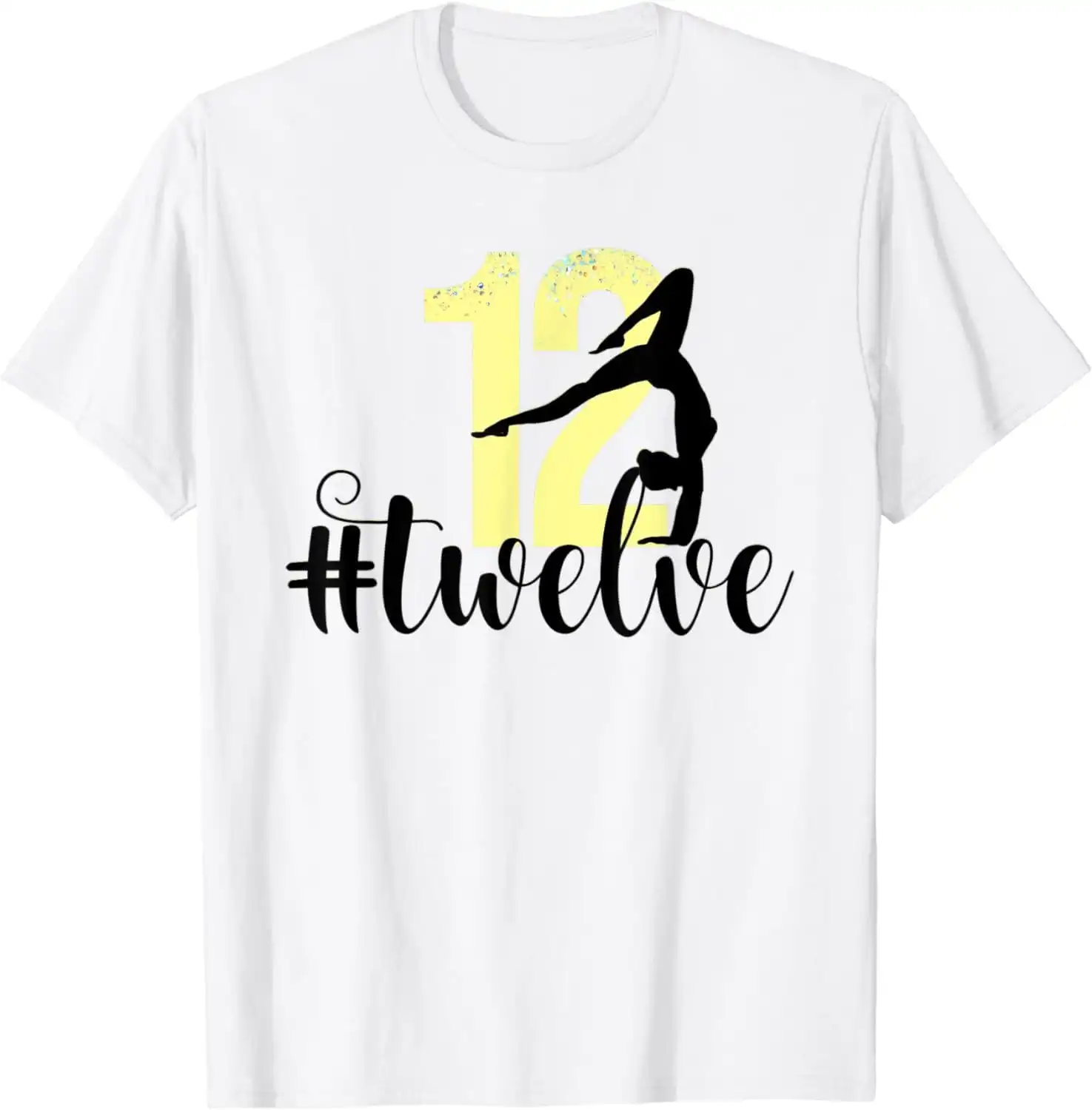 12th Birthday Gymnastics Party Boho Yellow 12 Twelve Gymnast T Shirt SweaT 52630