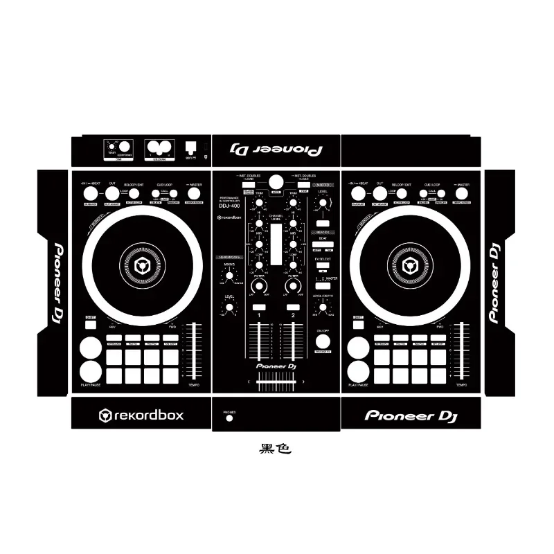 

PVC Self Adhesive Film for Pioneer DDJ-400 DJ Controller Panel Skin - Colorful Custom Vinyl Decal Stickers (Not Controller Unit)