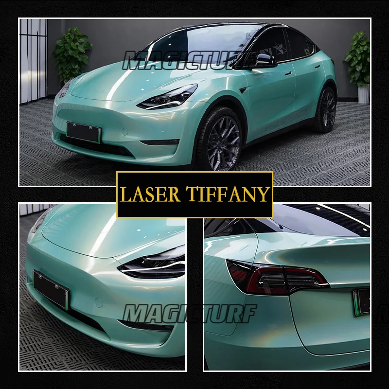 

Diamond Laser Tiffany Car Wrap Auto Decoration Accessories Vinyl Film