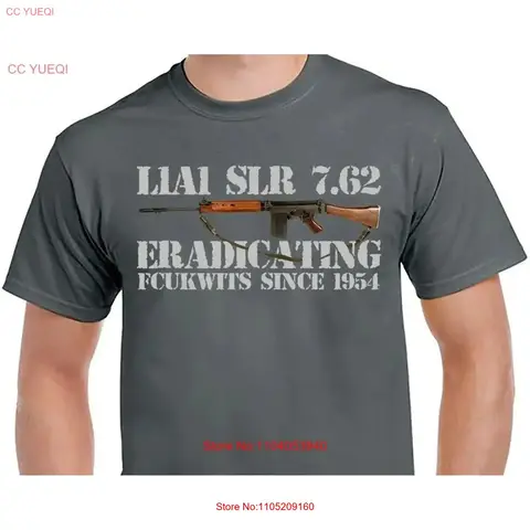 L1A1 SLR 7 62 T shirt vintage Washed Top For Everyday Wear streetwear Breathable designer clothes Soft Slightly Versatile