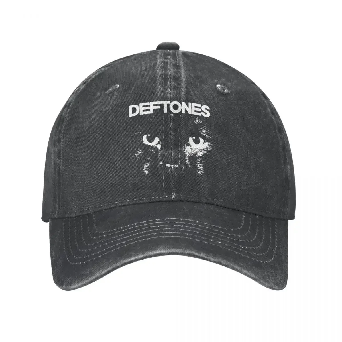 Czapki baseballowe Deftones Randomizer Arte Show Off męskie damskie postarzane dżinsowe sprane czapki typu snapback na zewnątrz do biegania golfu