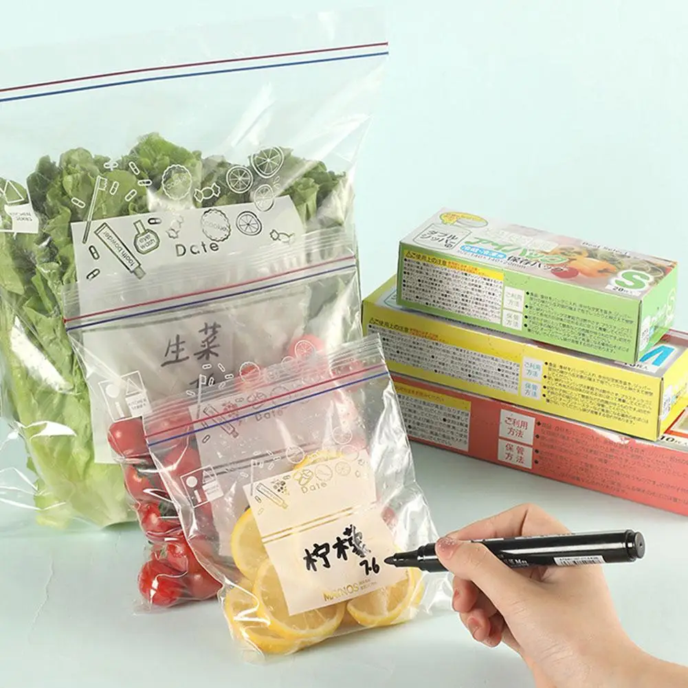 PE Food Grade Seal Bags Resealable Transparent Bag Sealing Plastic Storage Bag Fresh Bag For Keeping Food Seal Bags