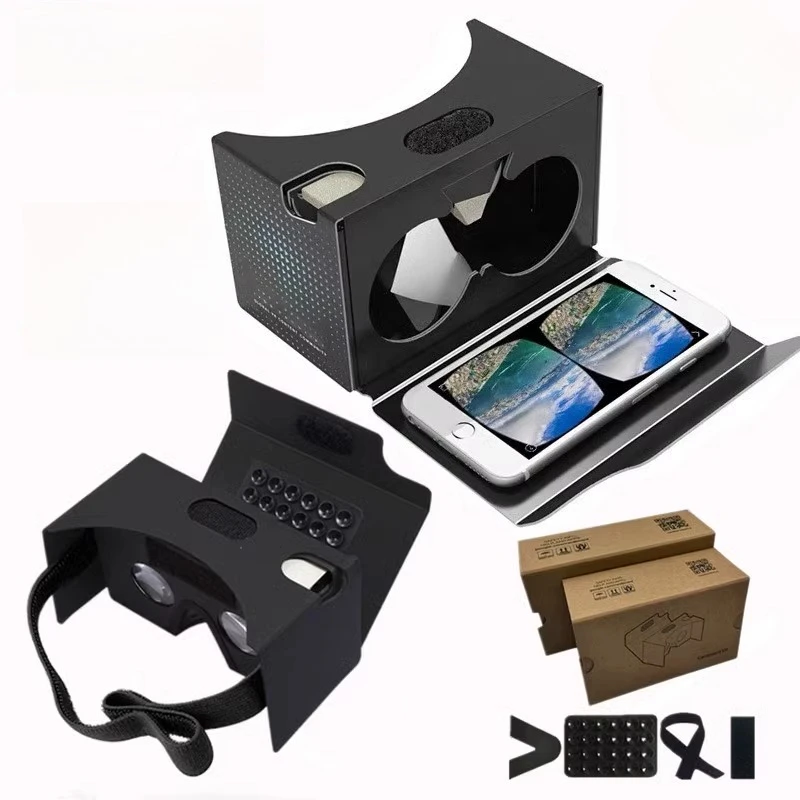

Google glasses vr google 3d virtual reality vr eyes mobile phone special cardboard carton 2nd generation box