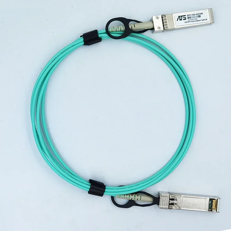 10G SFP + AOC kablo OM3 10GBASE aktif optik SFP kablosu yüksek hızlı Cisco Huawei MikroTik HP Intel Dell ile uyumlu