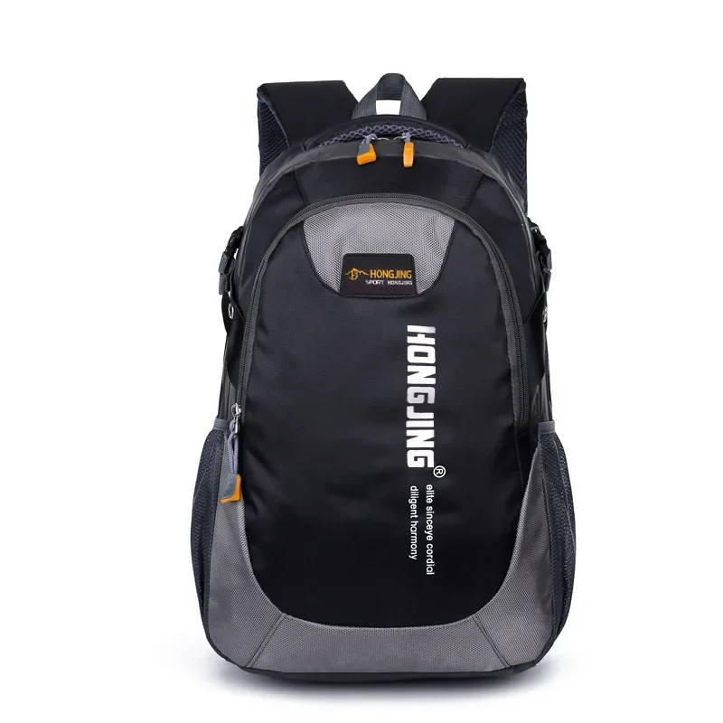 30L Backpack Waterproof Outdoor Rucksack Portable Travel Packsack Zipper Closure Nylon Polyester Student Unisex Storage Bags 캠핑