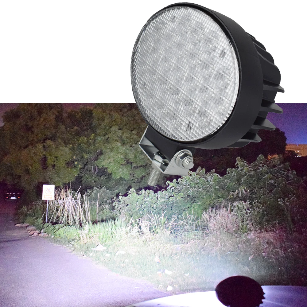 JALN7 Oval LED Light Tractor 6.5 Inch for Kubota John Deere Flood Lamp Offroad Driving Turck Headlight Massey Ferguson Case IH