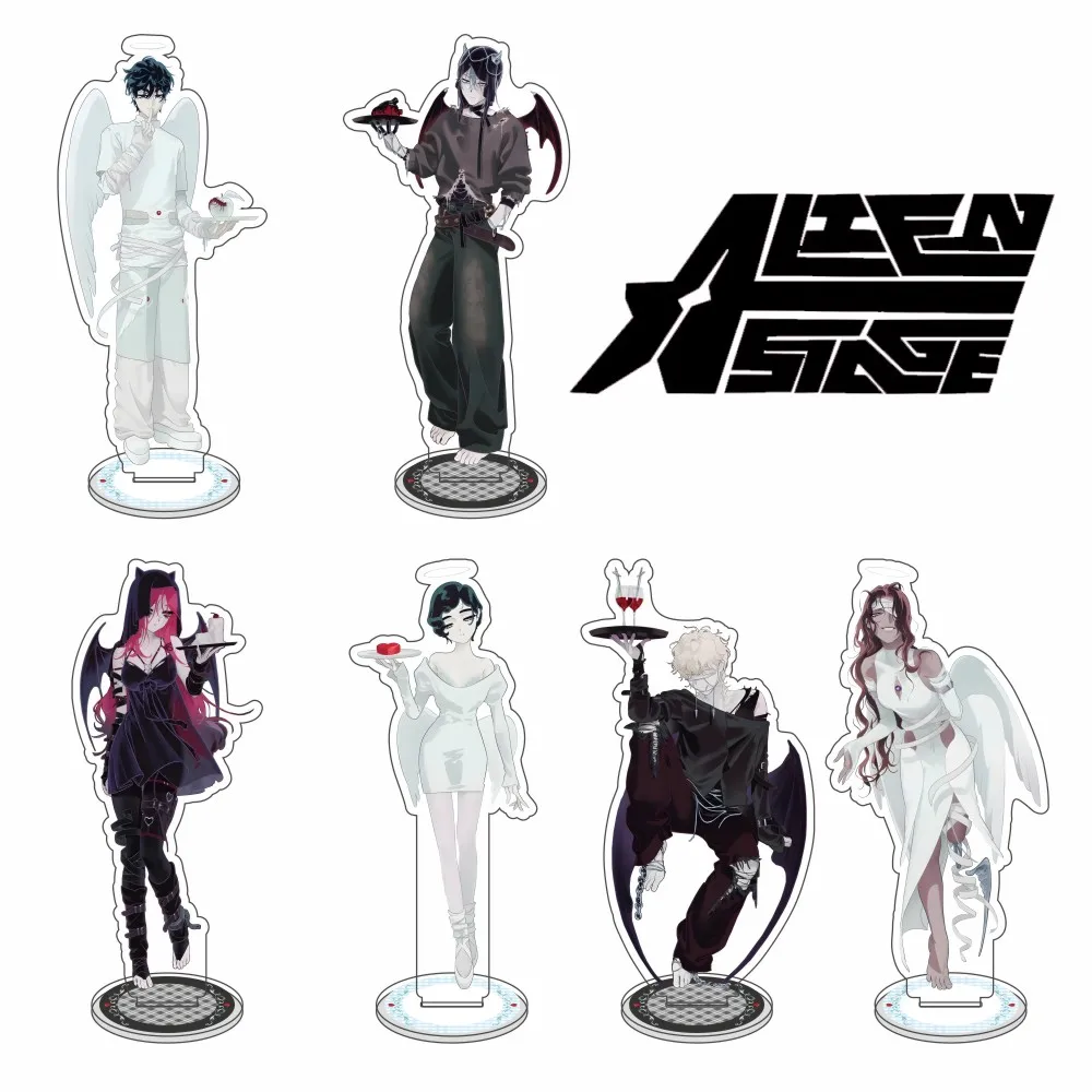 Anime Music ALIEN STAGE 15cm Acrylic Figure Mizi Luka Ivan Hyuna Till Sua Standing Model Desktop Decoration Fan Gift Keychain